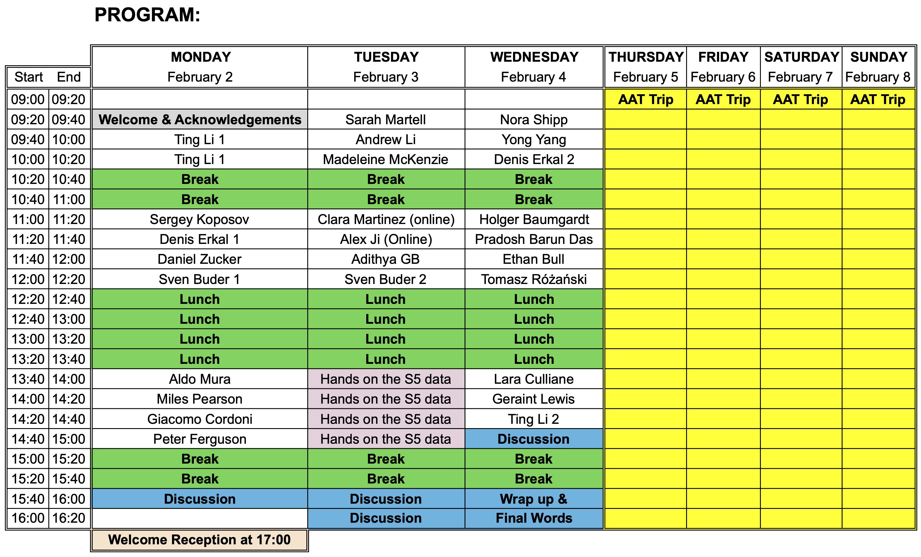 Sydney_Program_details